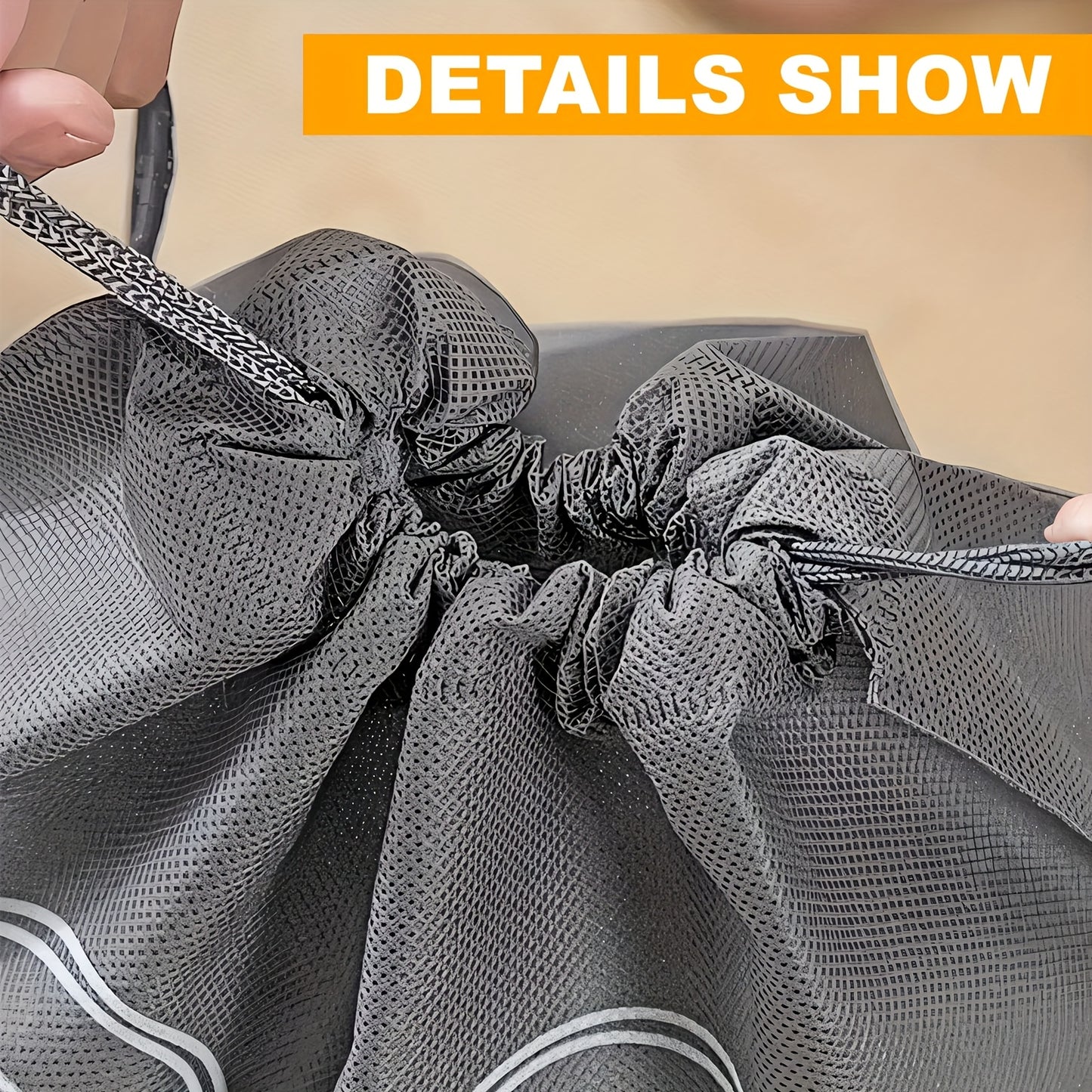 10pcs Travel Shoe Organizer Portable Non-Woven Shoe Storage Bag Mobile Shoe Organizer With Drawstring Pocket Multifunctional Shoe Dust Bag
