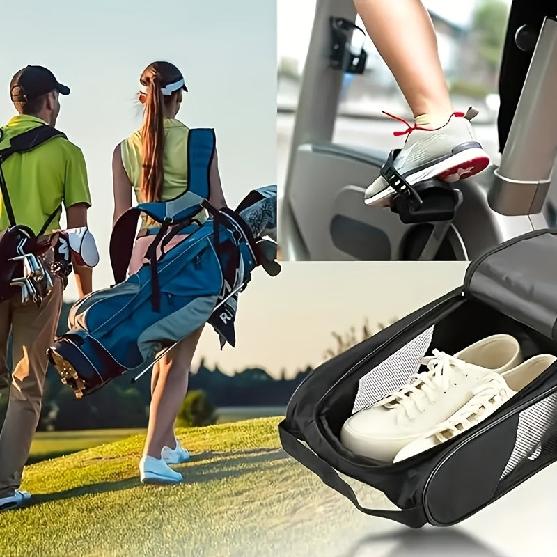 Large Capacity Sports Shoe Storage Bag, Breathable Mesh Athletic Sneaker Organizer, Portable Shoe Carrier With Convenient Handle, For Men And Women